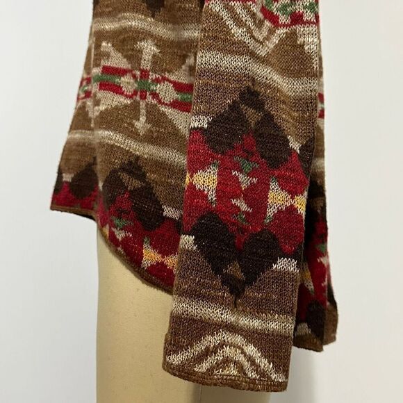 Denim & Supply Aztec Navajo Pattern Sweater XS Southwestern Cowgirl Cabincore - Picture 9 of 11